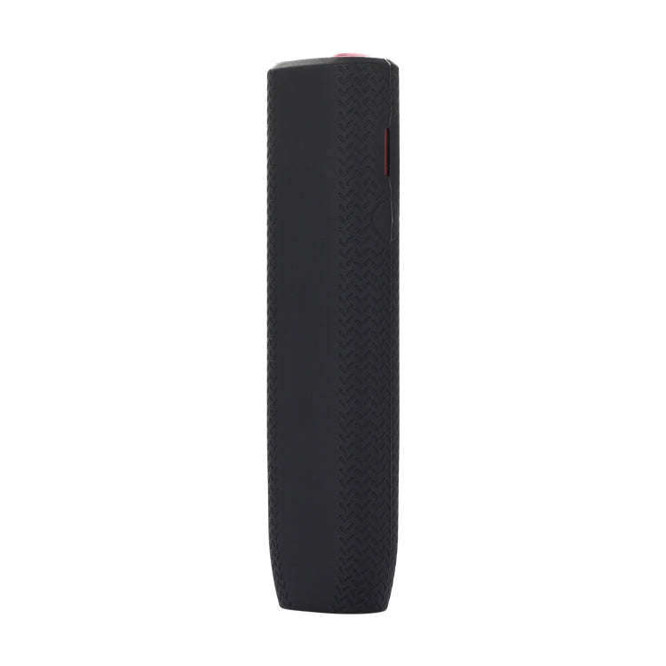 For IQOS ILUMA ONE Silicone Electronic Cigarette Shockproof Protective Case(Black)