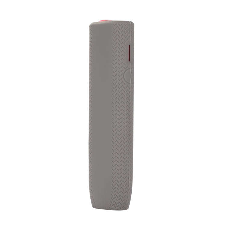 For IQOS ILUMA ONE Silicone Electronic Cigarette Shockproof Protective Case(Grey)