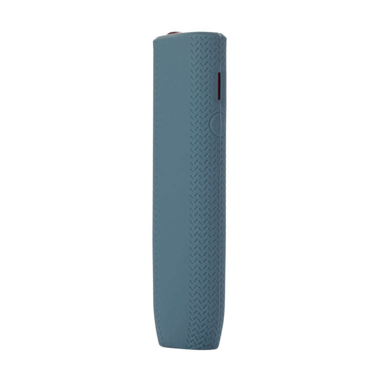 For IQOS ILUMA ONE Silicone Electronic Cigarette Shockproof Protective Case(Fog Blue)