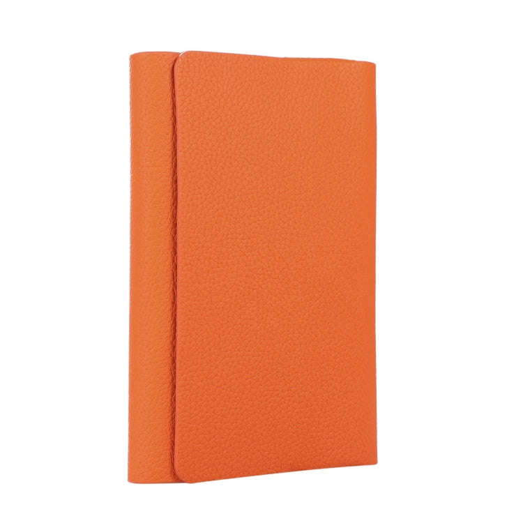 For IQOS ILUMA ONE Litchi Pattern Electronic Cigarette Leather Storage Bag(Orange)