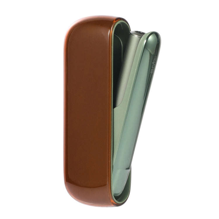For IQOS ILUMA TPU Electronic Cigarette Protective Case Charging Compartment(Caramel)