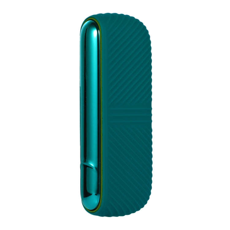 For IQOS ILUMA Silicone Electronic Cigarette Case Charging Compartment With Side Cover(Green)