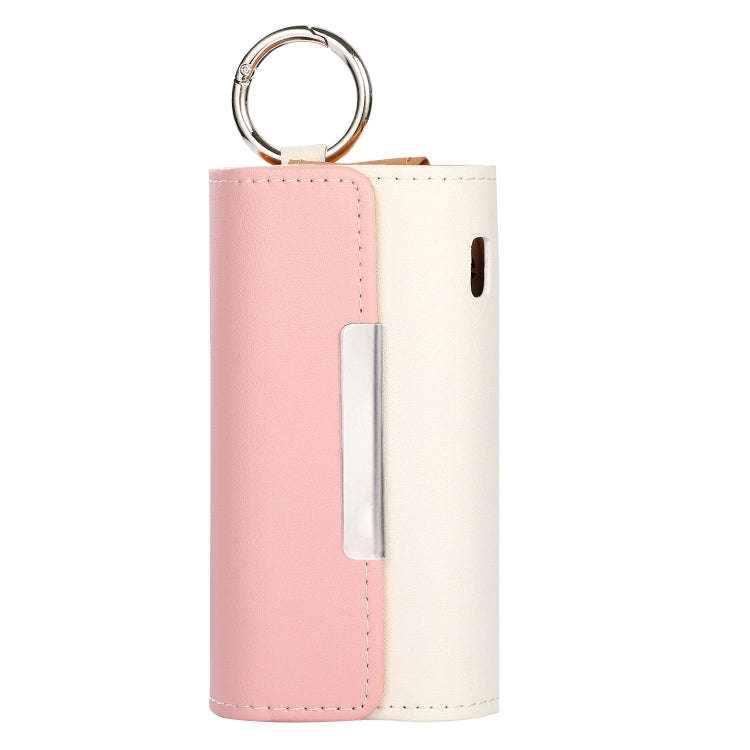 For IQOS ILUMA Portable Contrasting Color Electronic Cigarette Storage Bag with Hanging Loop(Pink...