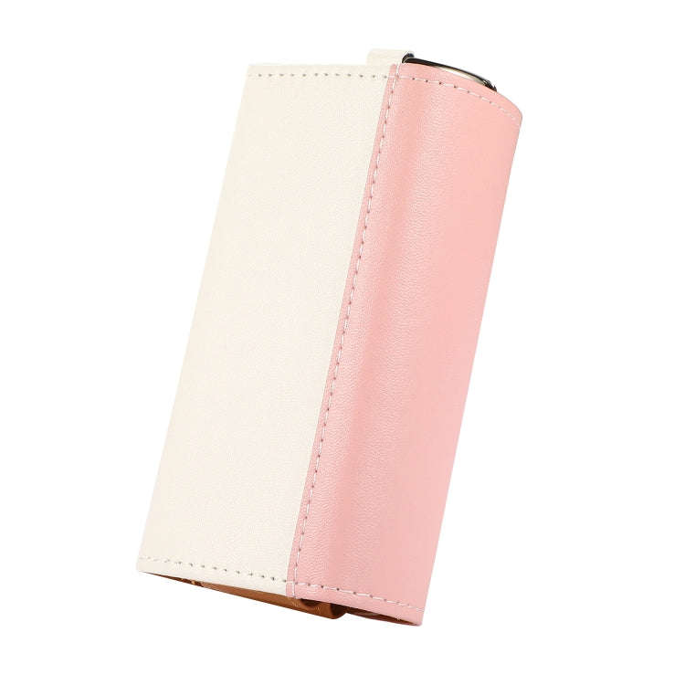 For IQOS ILUMA Portable Contrasting Color Electronic Cigarette Storage Bag with Hanging Loop(Pink...