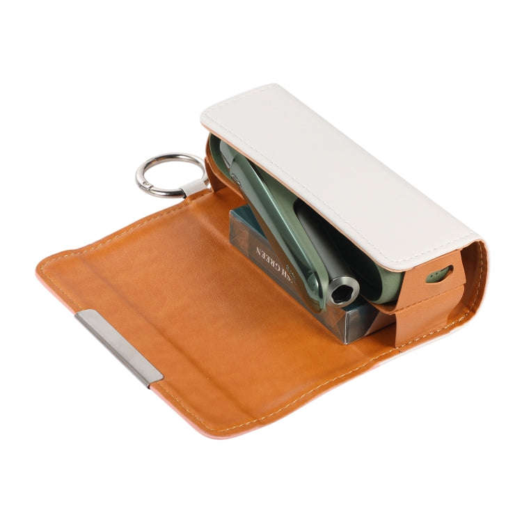 For IQOS ILUMA Portable Contrasting Color Electronic Cigarette Storage Bag with Hanging Loop(Pink...