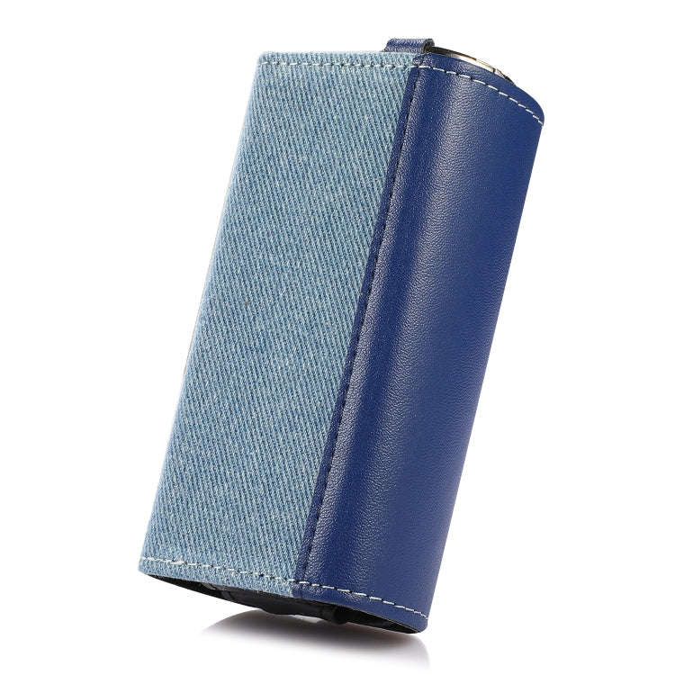 For IQOS ILUMA Portable Contrasting Color Electronic Cigarette Storage Bag with Hanging Loop(Blue...