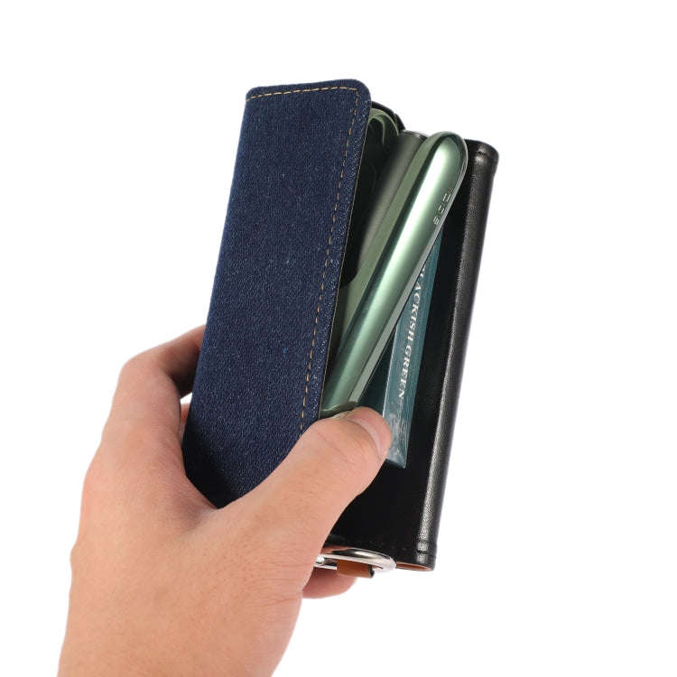 For IQOS ILUMA Portable Contrasting Color Electronic Cigarette Storage Bag with Hanging Loop(Brow...