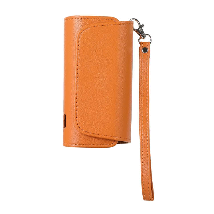 For IQOS 3.0 / 3 DUO Portable Electronic Cigarette Case Storage Bag with Hand Strap(Orange)