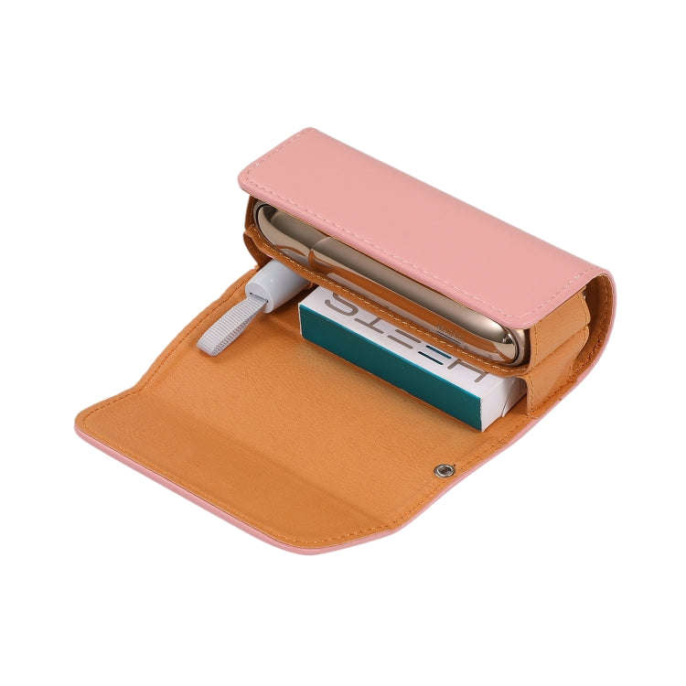 For IQOS 3.0 / 3 DUO Portable Electronic Cigarette Case Storage Bag with Hand Strap(Pink)