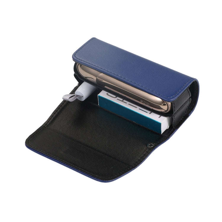 For IQOS 3.0 / 3 DUO Portable Electronic Cigarette Case Storage Bag with Hand Strap(Blue)
