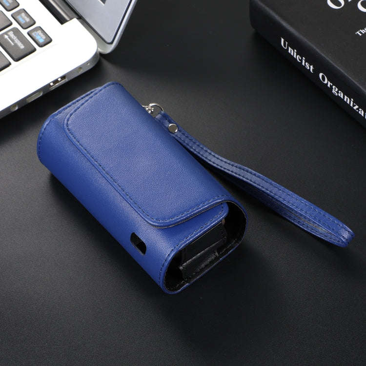 For IQOS 3.0 / 3 DUO Portable Electronic Cigarette Case Storage Bag with Hand Strap(Blue)