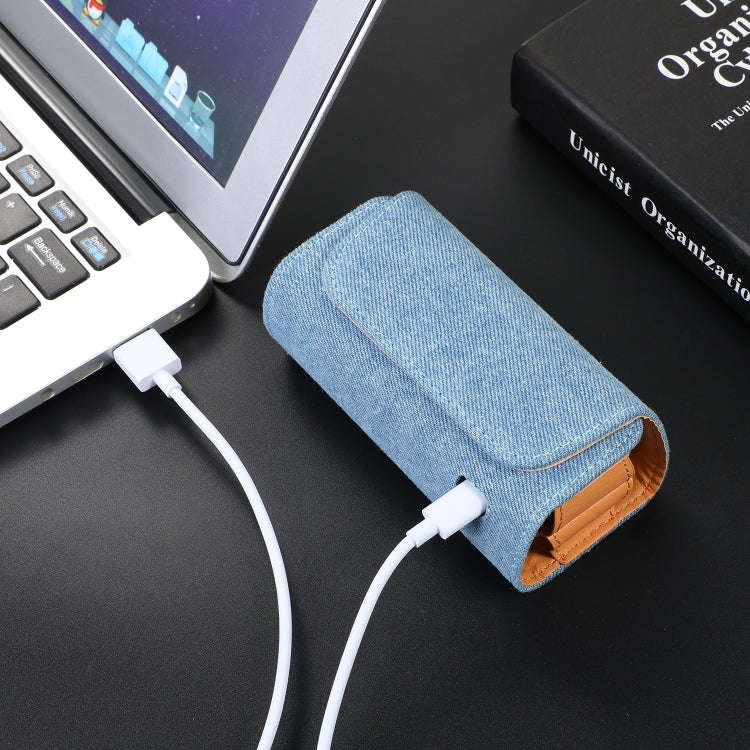 For IQOS 3.0 / 3 DUO Portable Electronic Cigarette Case Storage Bag with Hand Strap(Blue)