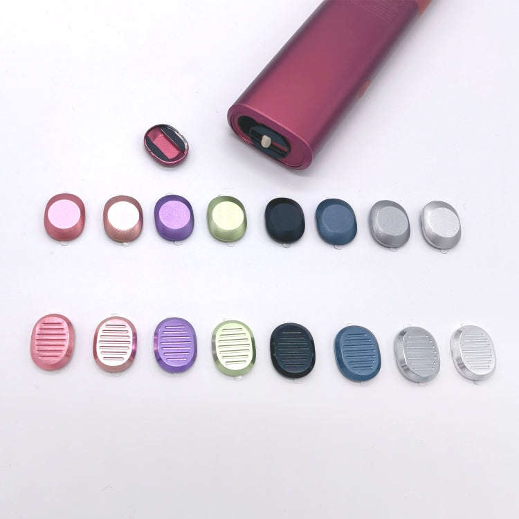 For IQOS ILUMA ONE E-cigarette Rod Replacement Decoration Color Cap with Removal Tool(Plain Grey)