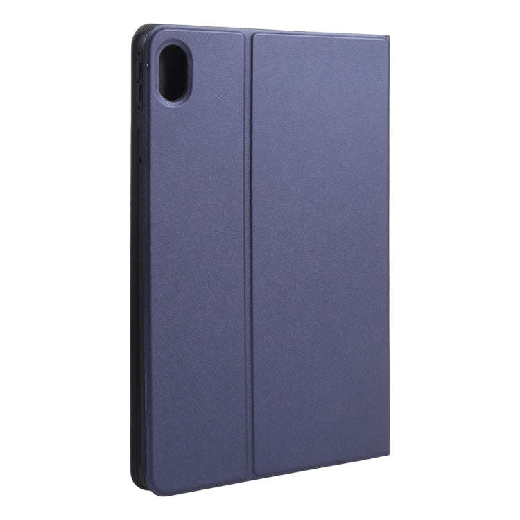 For Huawei MatePad 11 2023 Voltage Elastic Texture Flip Leather Tablet Case(Dark Blue)