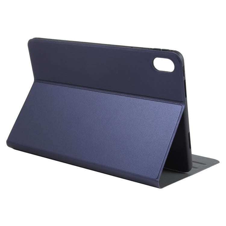 For Huawei MatePad 11 2023 Voltage Elastic Texture Flip Leather Tablet Case(Dark Blue)