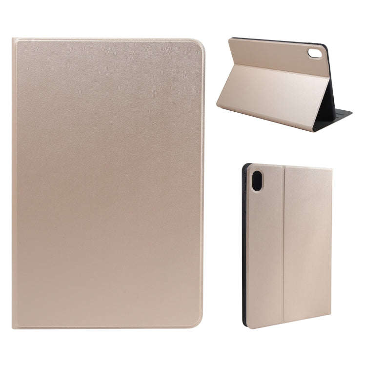 For Huawei MatePad 11 2023 Voltage Elastic Texture Flip Leather Tablet Case(Gold)