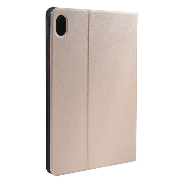For Huawei MatePad 11 2023 Voltage Elastic Texture Flip Leather Tablet Case(Gold)