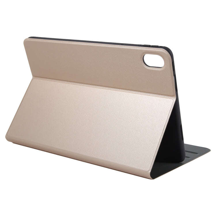 For Huawei MatePad 11 2023 Voltage Elastic Texture Flip Leather Tablet Case(Gold)