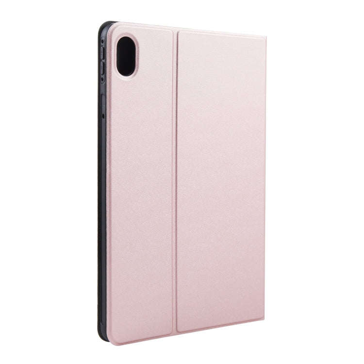 For Huawei MatePad 11 2023 Voltage Elastic Texture Flip Leather Tablet Case(Rose Gold)