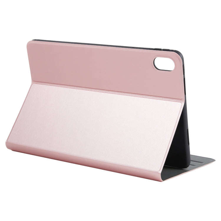 For Huawei MatePad 11 2023 Voltage Elastic Texture Flip Leather Tablet Case(Rose Gold)
