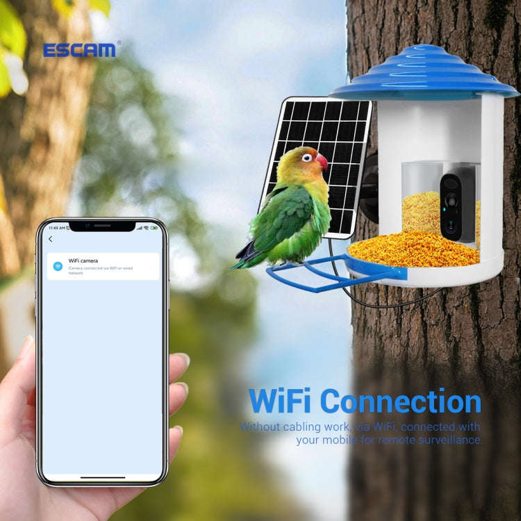 ESCAM PT389 IP66 Waterproof 2MP PIR Motion Detection Two-way Audio Night Vision WiFi Camera with ...