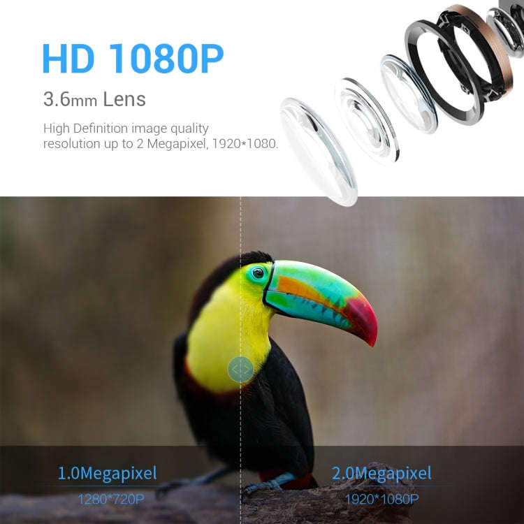 ESCAM PT389 IP66 Waterproof 2MP PIR Motion Detection Two-way Audio Night Vision WiFi Camera with ...