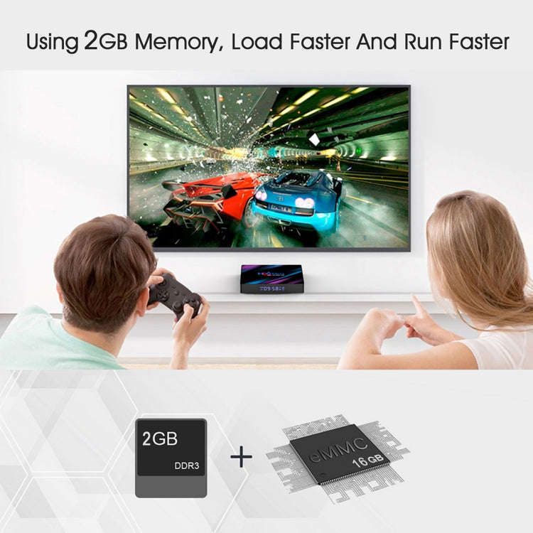 H96 Max-3318 4K Ultra HD Android TV Box with Remote Controller, Android 10.0, RK3318 Quad-Core 64...
