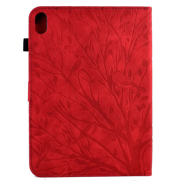 For Lenovo Tab P11 J606F Fortune Tree Pressure Flower PU Tablet Case with Wake-up / Sleep Functio...