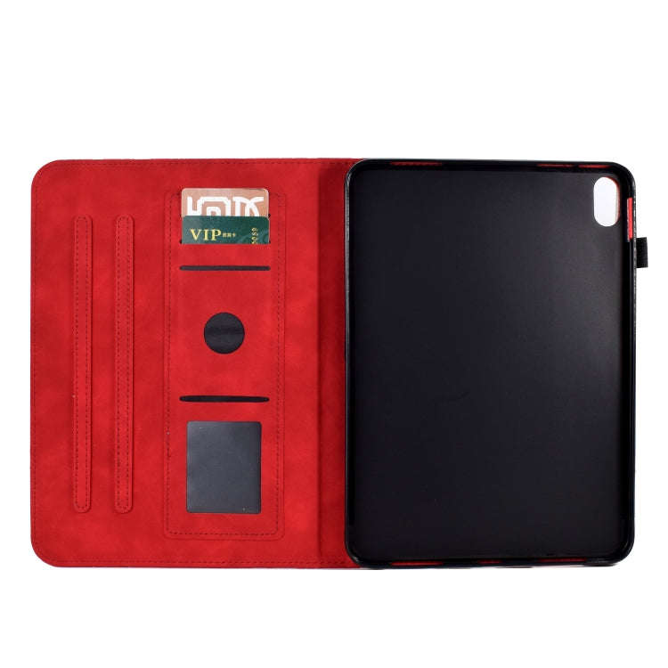 For Lenovo Tab P11 J606F Fortune Tree Pressure Flower PU Tablet Case with Wake-up / Sleep Functio...