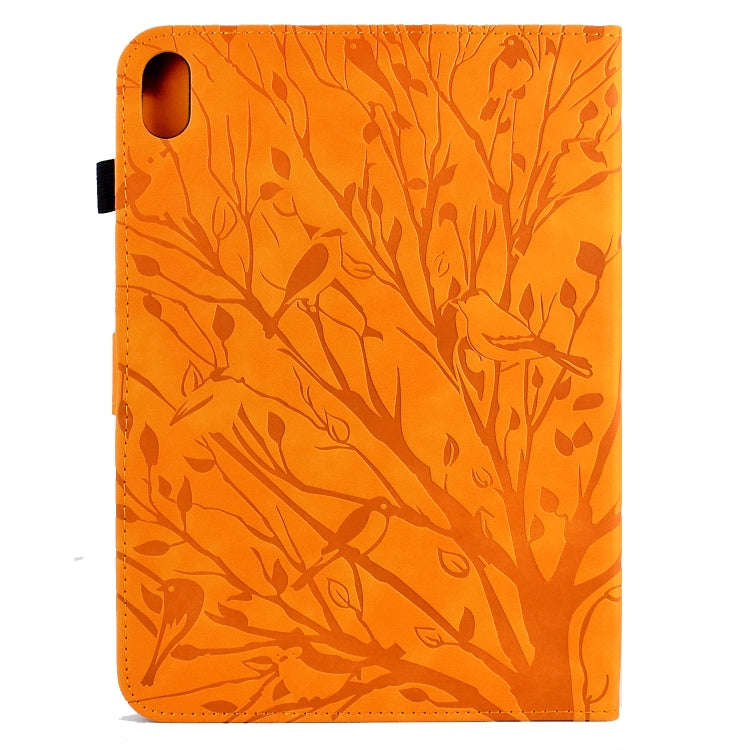 For Lenovo Tab P11 J606F Fortune Tree Pressure Flower PU Tablet Case with Wake-up / Sleep Functio...