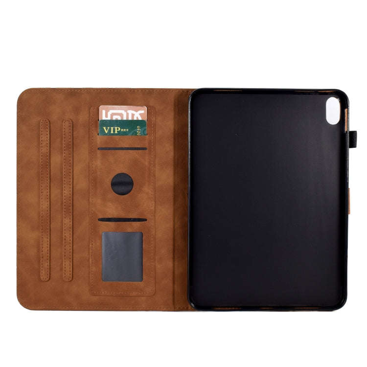 For Lenovo Tab P11 J606F Fortune Tree Pressure Flower PU Tablet Case with Wake-up / Sleep Functio...