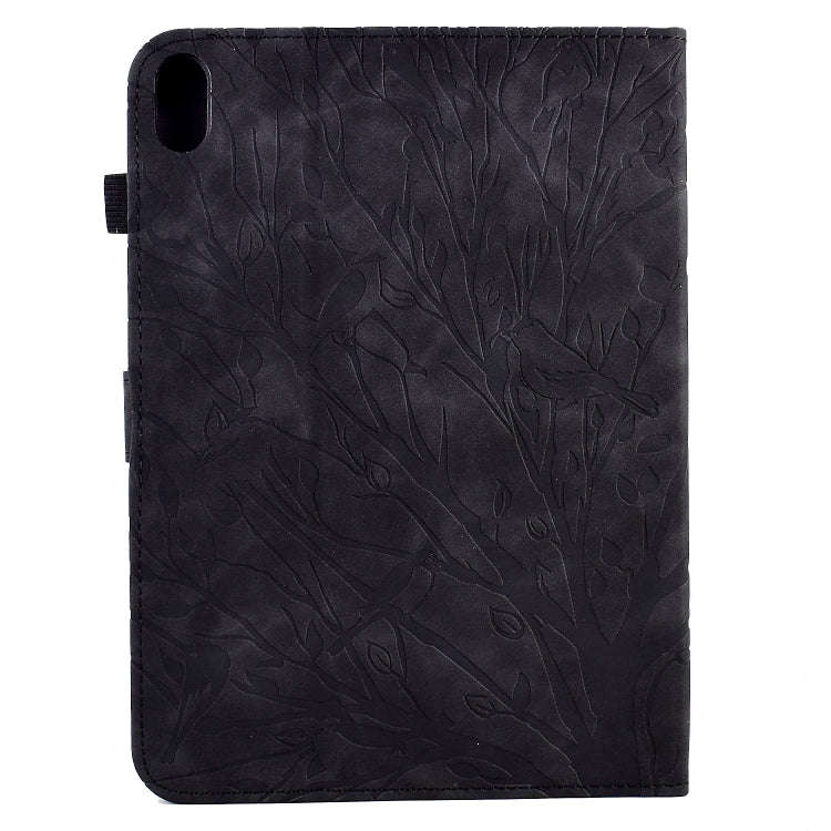 For Lenovo Tab P11 J606F Fortune Tree Pressure Flower PU Tablet Case with Wake-up / Sleep Functio...