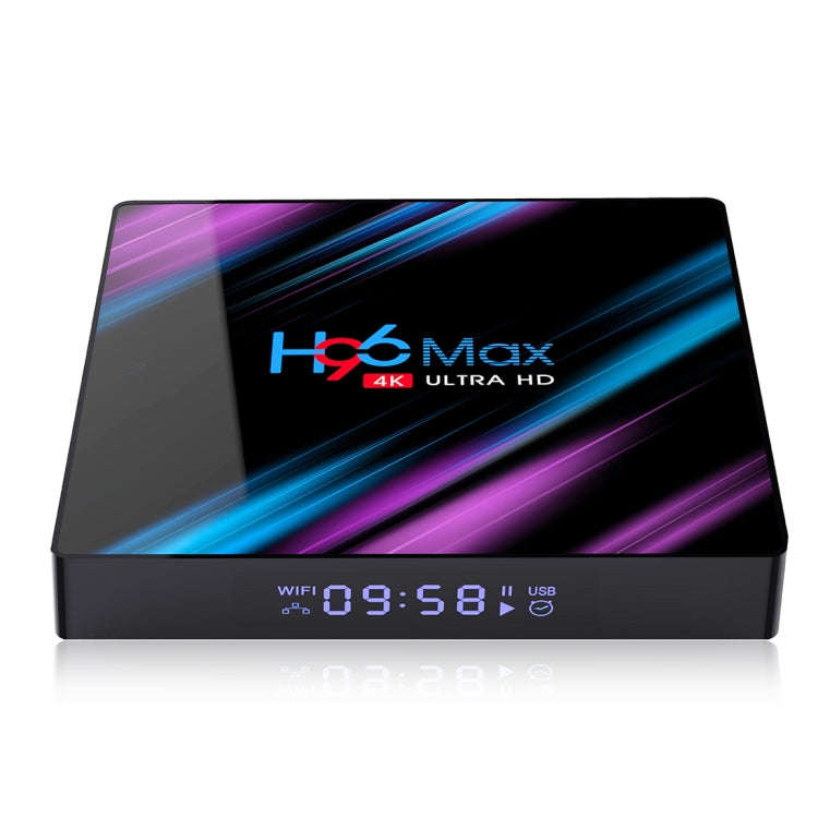 H96 Max-3318 4K Ultra HD Android TV Box with Remote Controller, Android 10.0, RK3318 Quad-Core 64...