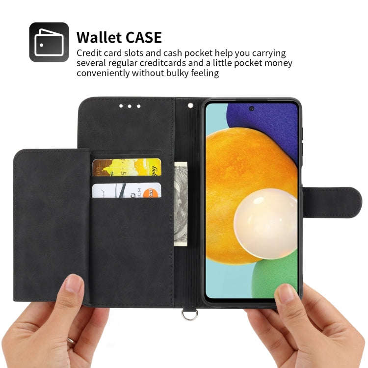 For Sony Xperia 10 V 4G Skin-feel Flowers Embossed Wallet Leather Phone Case(Black)