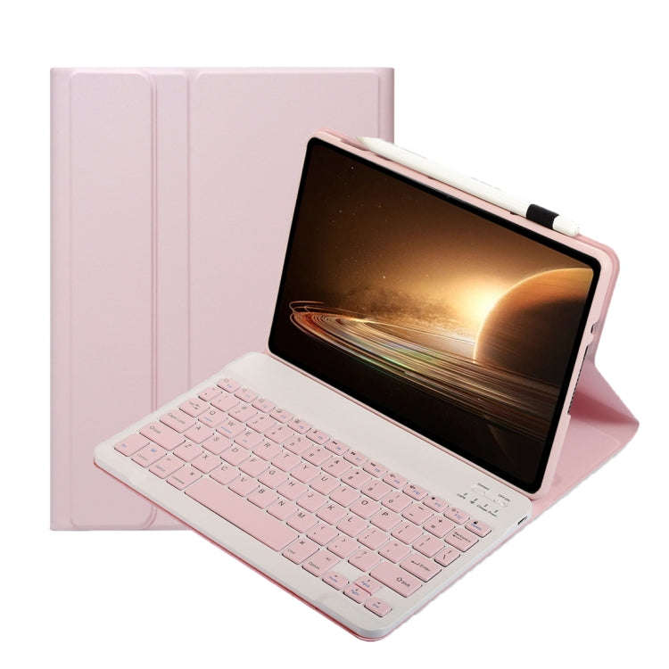 For OPPO Pad 2 11.61 inch 2023 OP13 Lambskin Texture Ultra-thin Detachable Bluetooth Keyboard Lea...