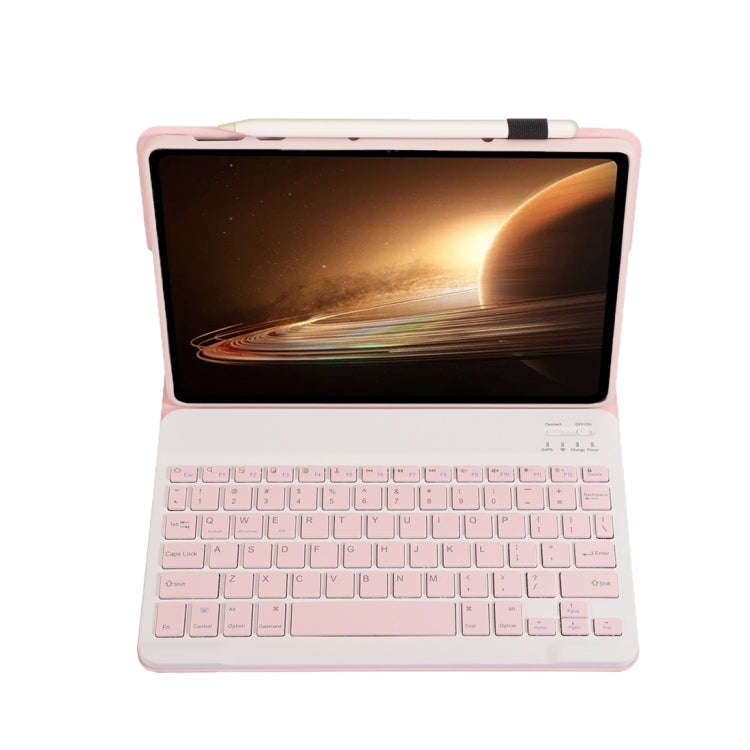 For OPPO Pad 2 11.61 inch 2023 OP13 Lambskin Texture Ultra-thin Detachable Bluetooth Keyboard Lea...