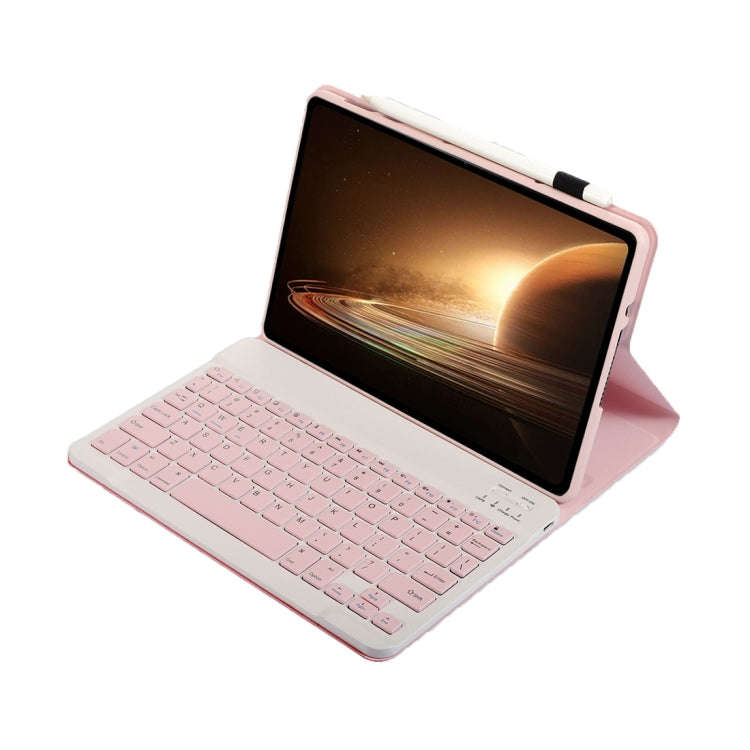 For OPPO Pad 2 11.61 inch 2023 OP13 Lambskin Texture Ultra-thin Detachable Bluetooth Keyboard Lea...
