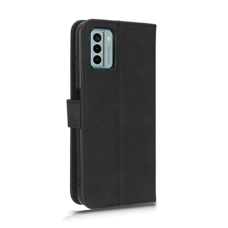 For Nokia G22 Skin Feel Magnetic Flip Leather Phone Case(Black)