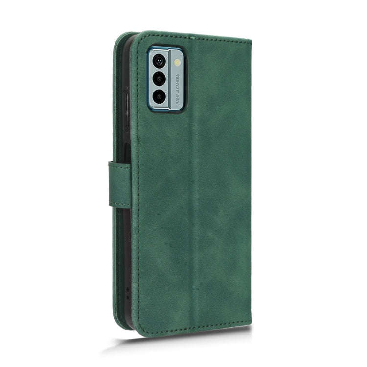 For Nokia G22 Skin Feel Magnetic Flip Leather Phone Case(Green)