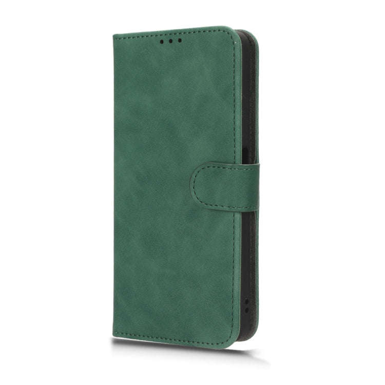 For OnePlus Nord CE 3 Skin Feel Magnetic Flip Leather Phone Case(Green)