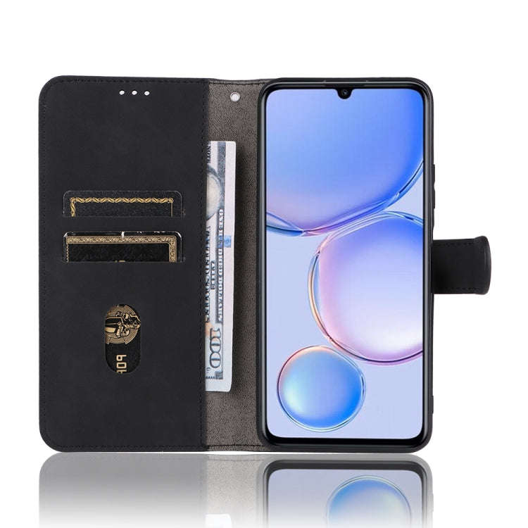 For Huawei Enjoy 60 Skin Feel Magnetic Flip Leather Phone Case(Black)