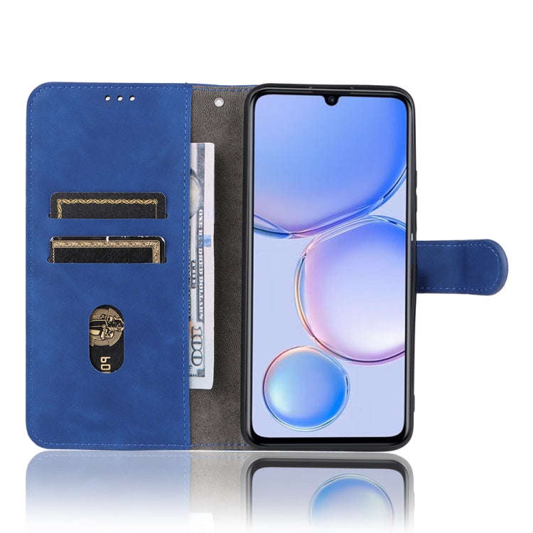 For Huawei Enjoy 60 Skin Feel Magnetic Flip Leather Phone Case(Blue)
