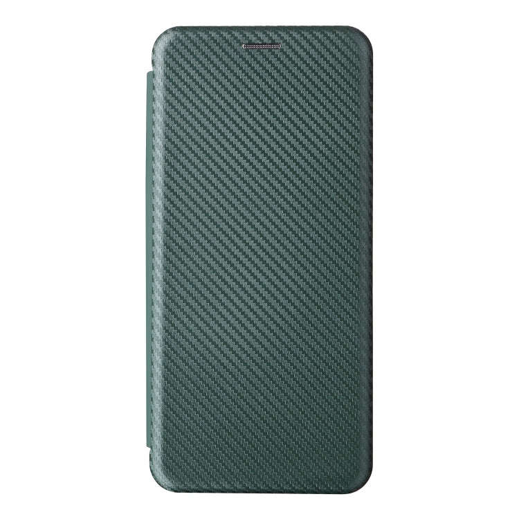 For Nokia G22 Carbon Fiber Texture Flip Leather Phone Case(Green)