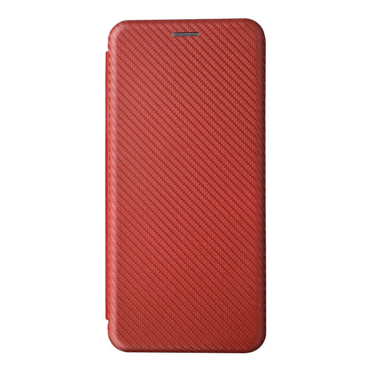 For Nokia G22 Carbon Fiber Texture Flip Leather Phone Case(Brown)