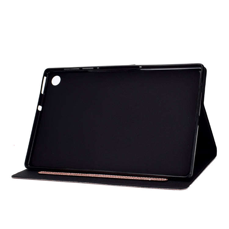 For Huawei MatePad 10.4 2022 Glitter Powder Leather Tablet Case(Rose Gold)