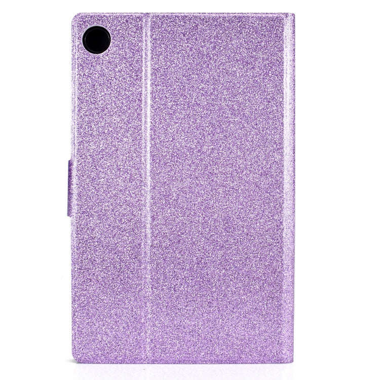 For Huawei MatePad 10.4 2022 Glitter Powder Leather Tablet Case(Purple)