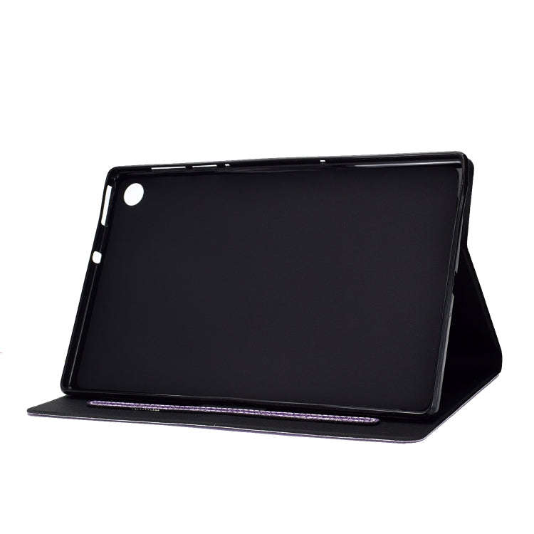 For Huawei MatePad 10.4 2022 Glitter Powder Leather Tablet Case(Purple)