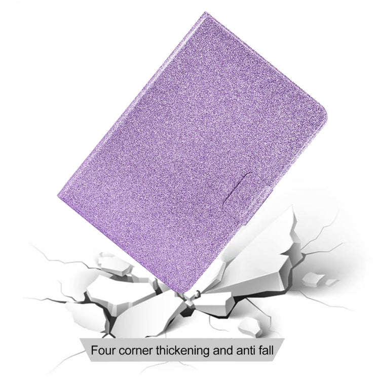 For Huawei MatePad 10.4 2022 Glitter Powder Leather Tablet Case(Purple)