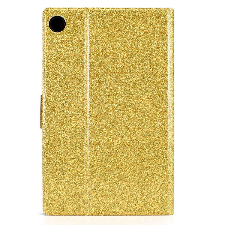 For Huawei MatePad 10.4 2022 Glitter Powder Leather Tablet Case(Gold)