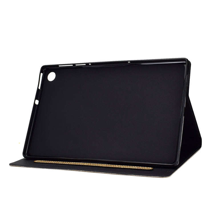 For Huawei MatePad 10.4 2022 Glitter Powder Leather Tablet Case(Gold)